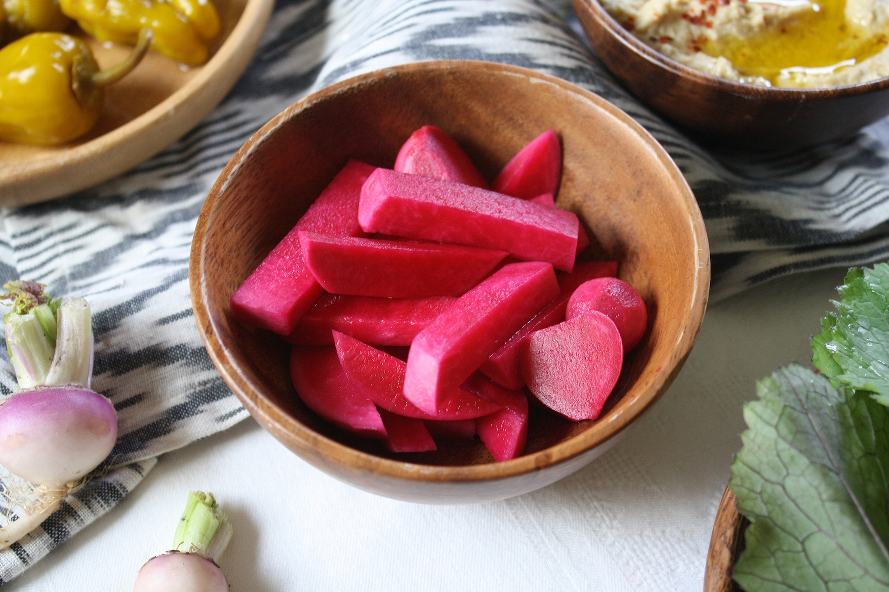 Pickled Pink Turnips Recipe The Nosher