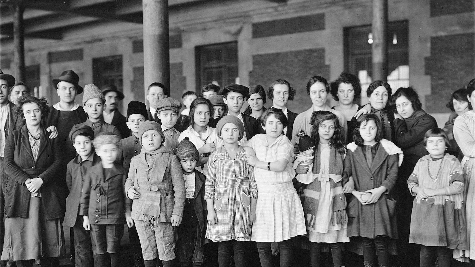 Ellis Island My Jewish Learning   2048px Immigrant Children Ellis Island 