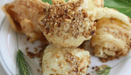 North African sticky, fragrant cookies for Purim