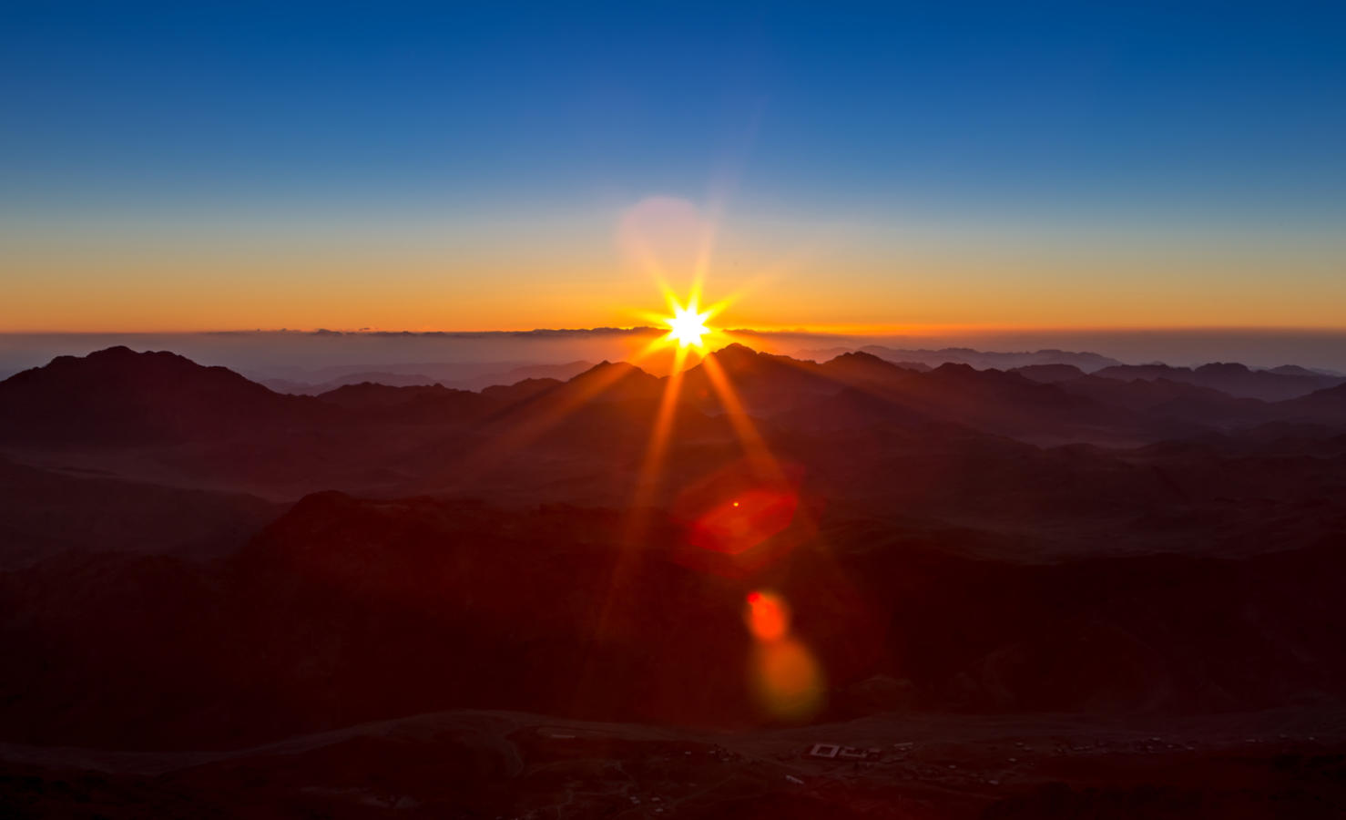 Mount Sinai, Mount Moses in Egypt. Africa.