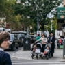 Jewish hassidic on the street.