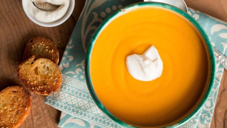 spiced butternut squash soup