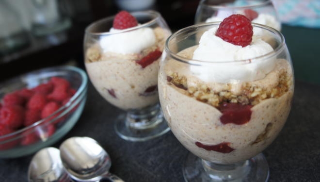 almond butter trifles