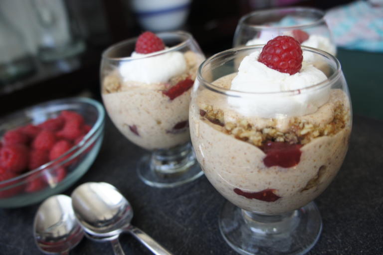 almond butter trifles