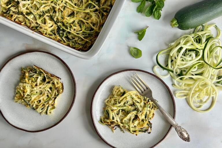 easy zucchini kugel recipe jewish food passover