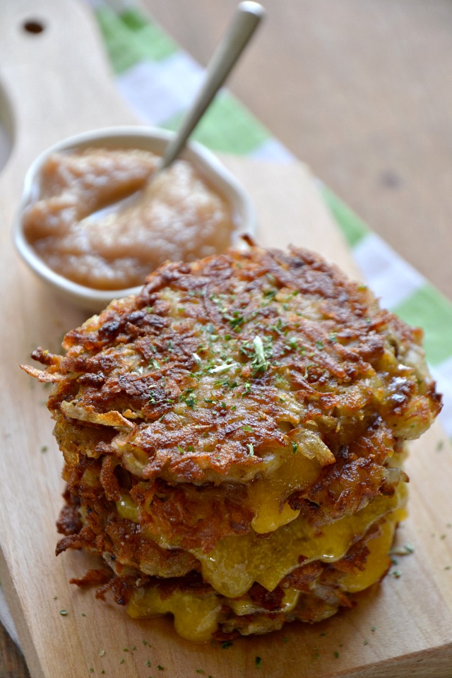 Grilled Cheese Latkes Nosher2