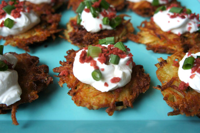 Loaded Baked Potato Latkes1