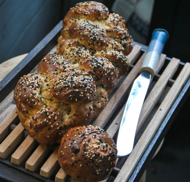 Easy Bread Machine Challah - Peanut Blossom