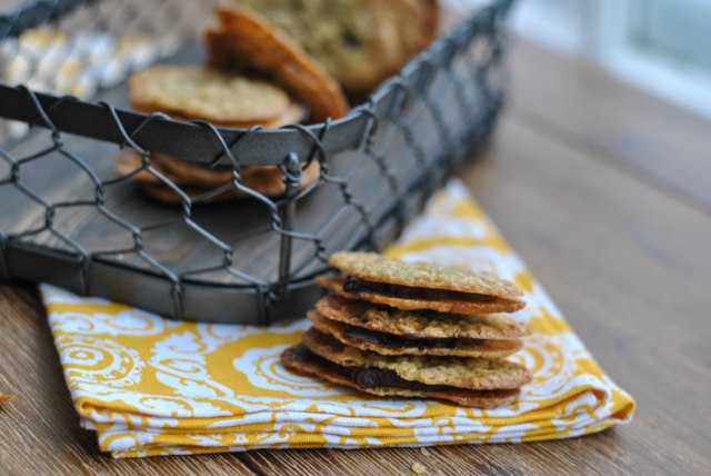 oatmeal lace cookies1