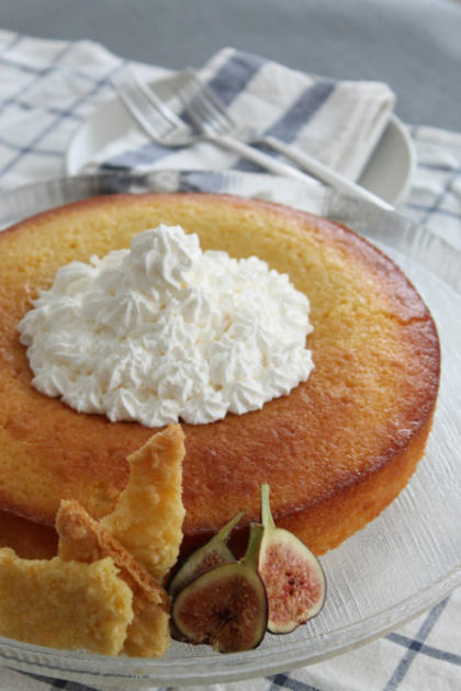 Basbousa Cake with Halvah Cream and Semolina Crumble | The Nosher