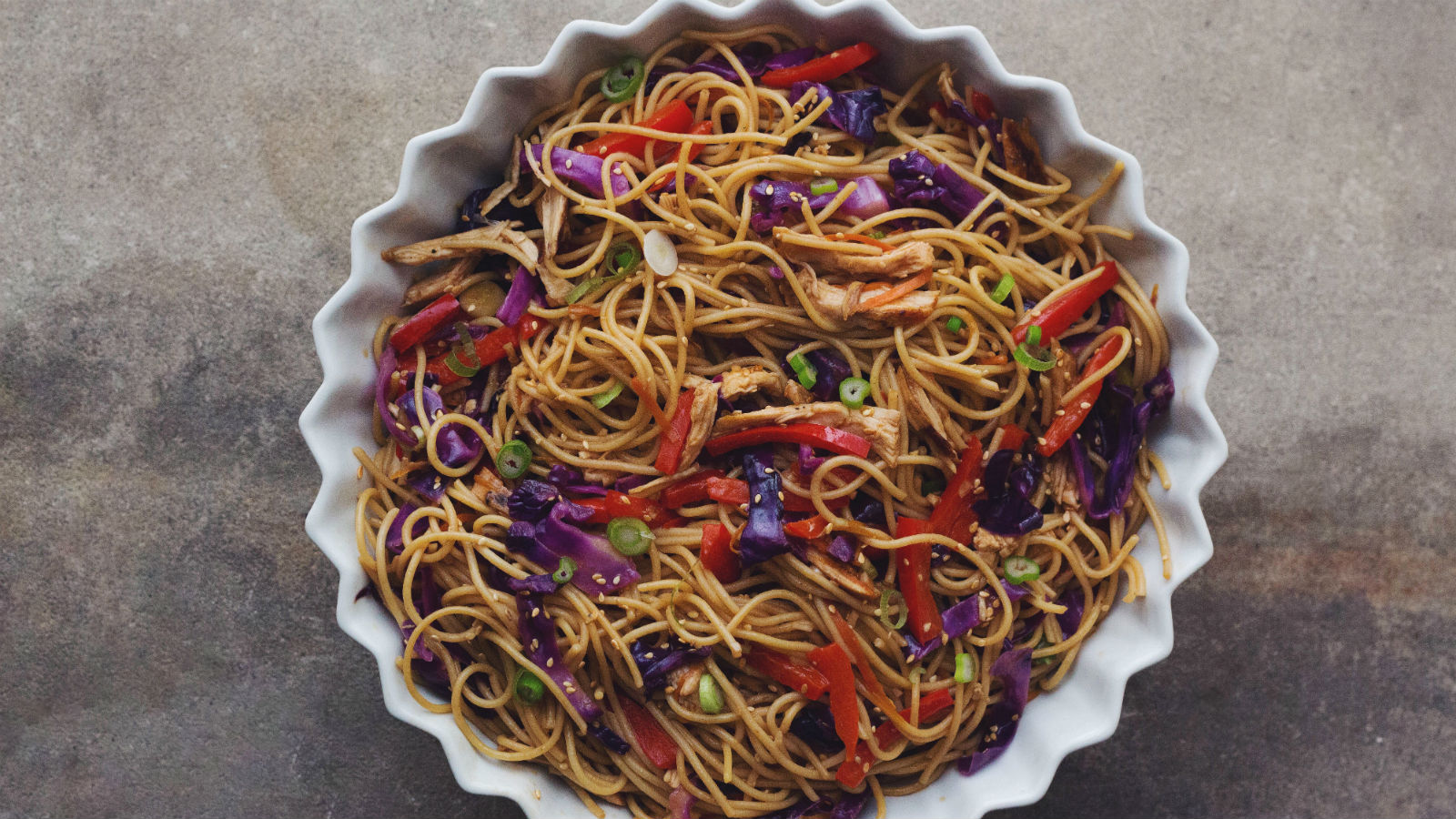 sesame chicken noodle recipe cold noodles shabbat dish summer