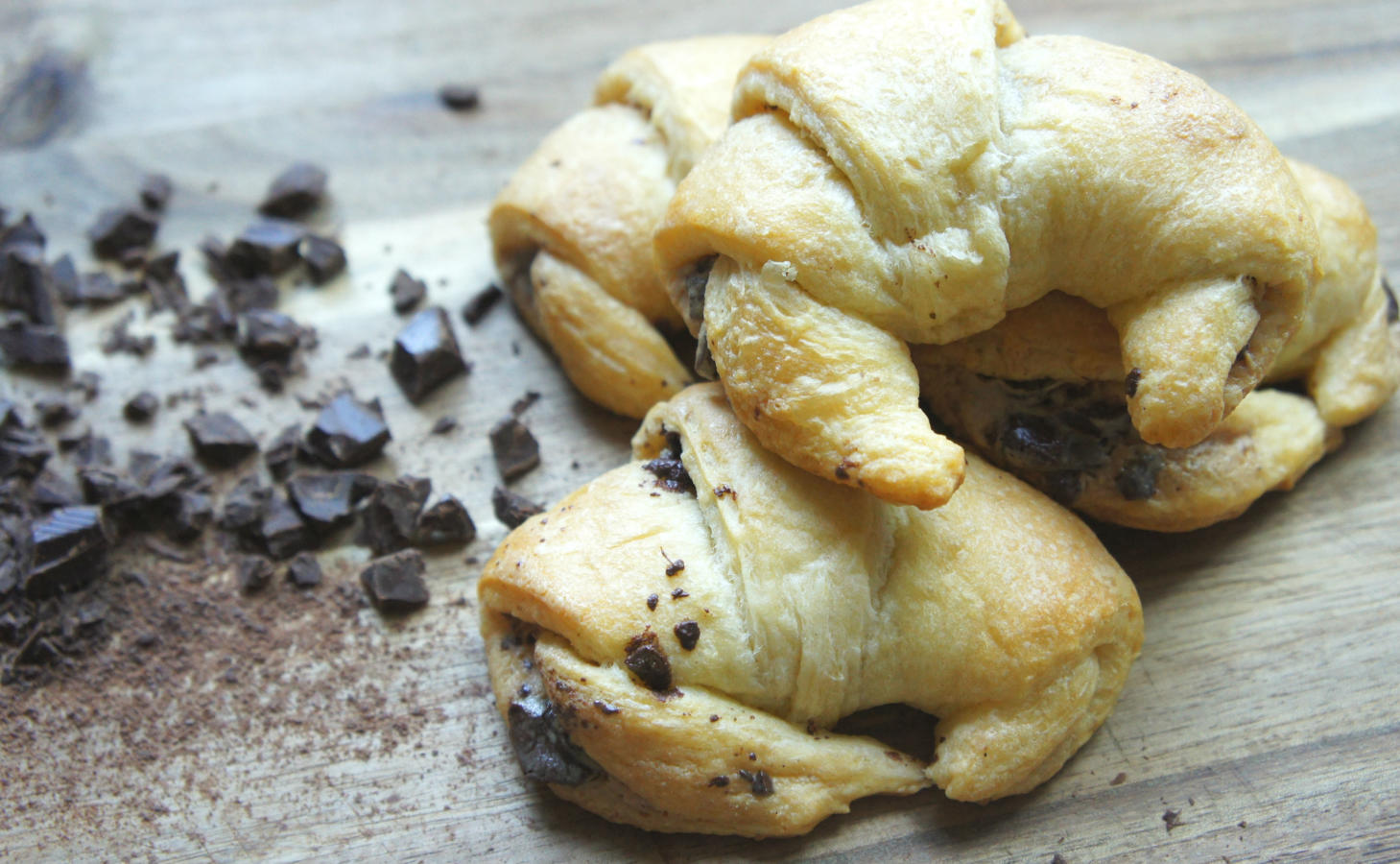 Chocolate Tahini Stuffed Croissants Recipe | The Nosher