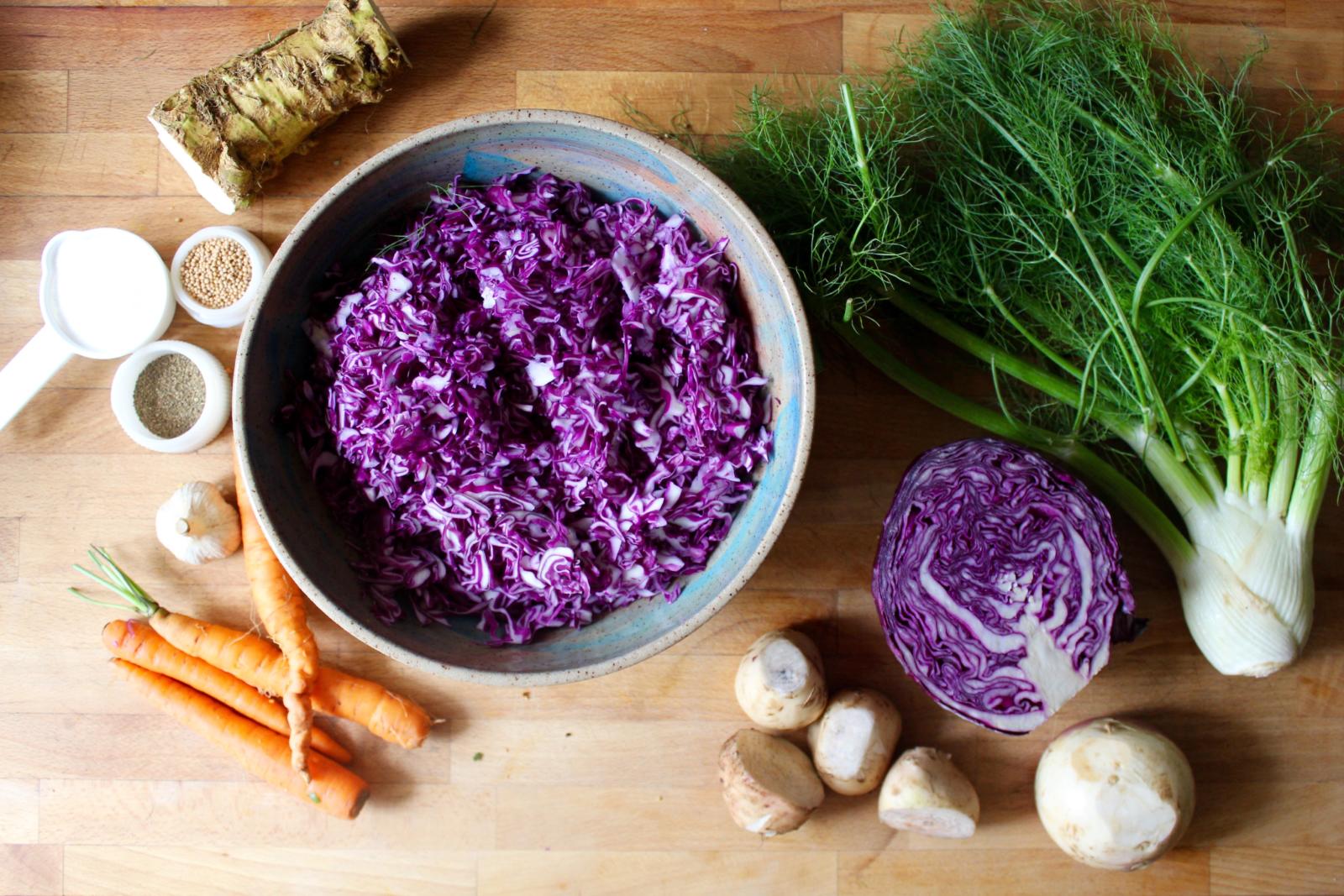 sauerkraut recipe purple cabbage easy