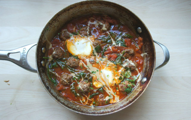 lamb meatball shakshuka main