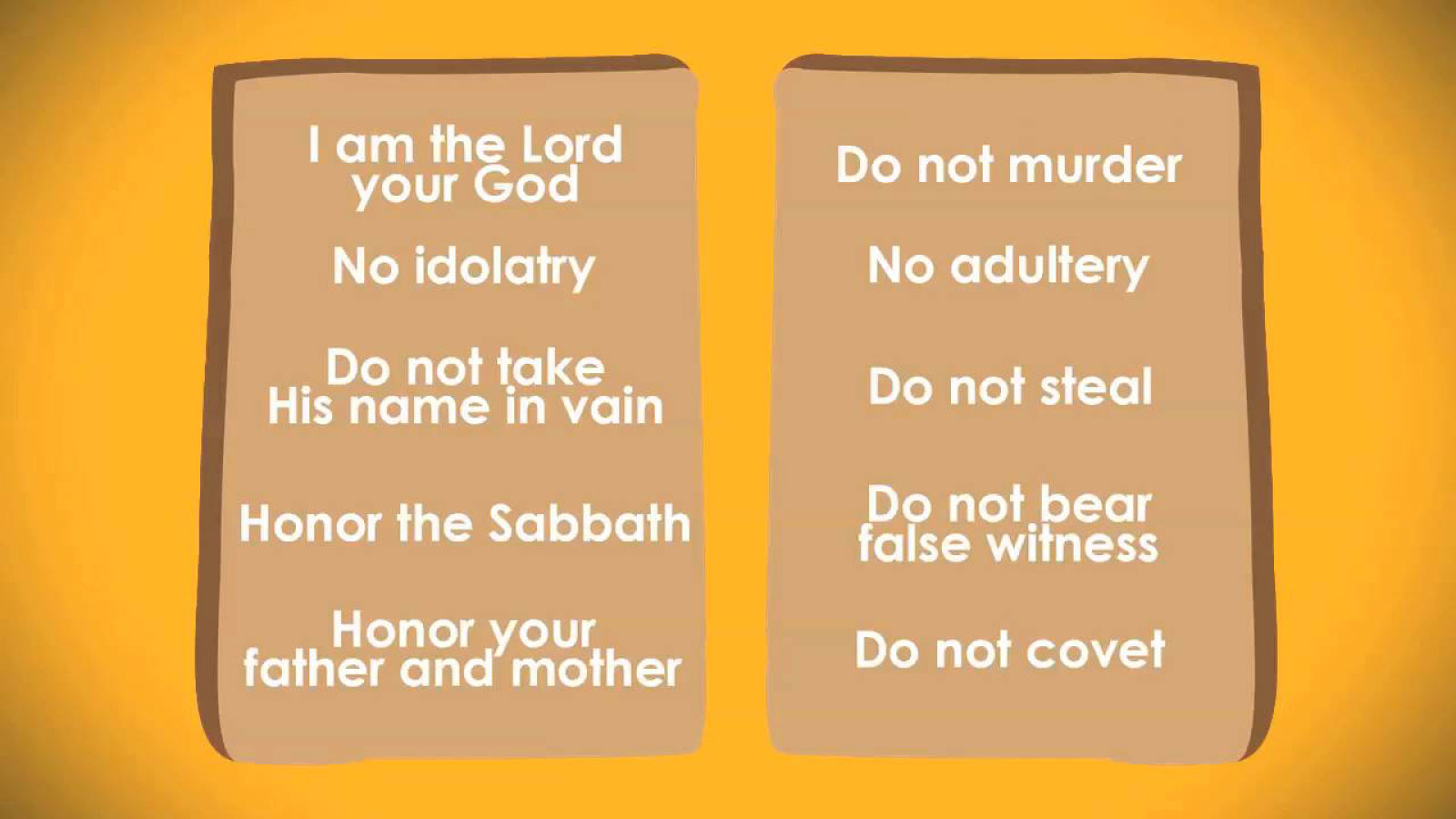 10 commandments of god judaism