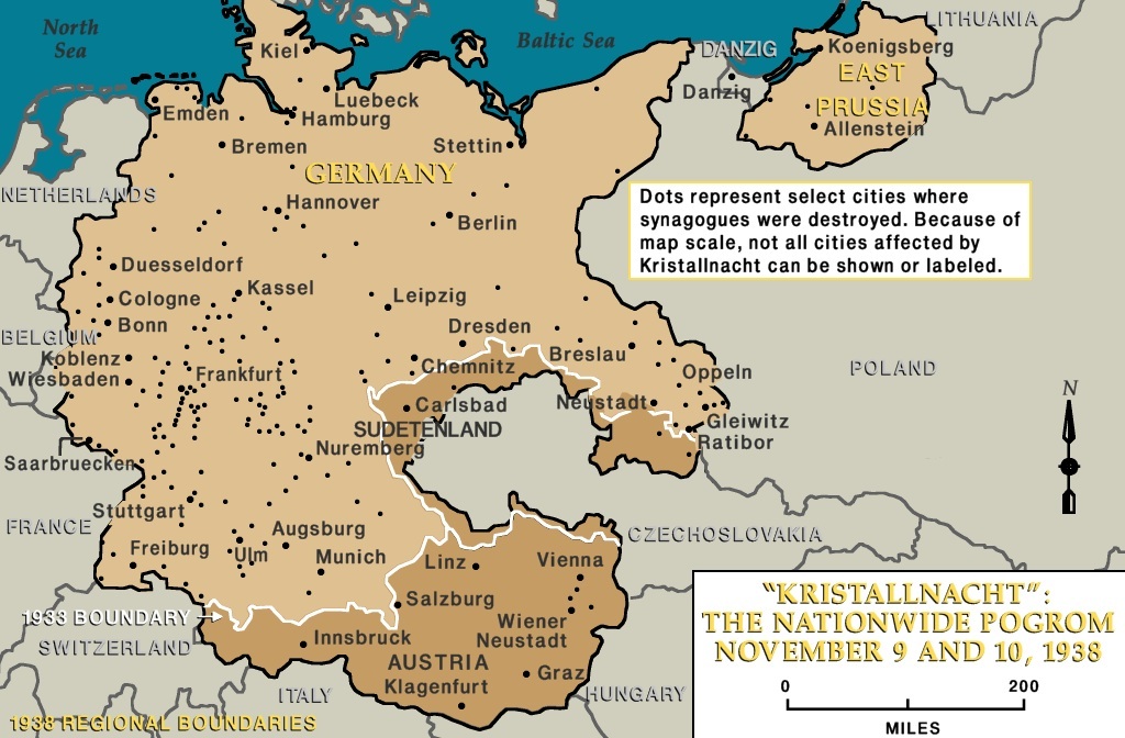 Германия в 1938 карта