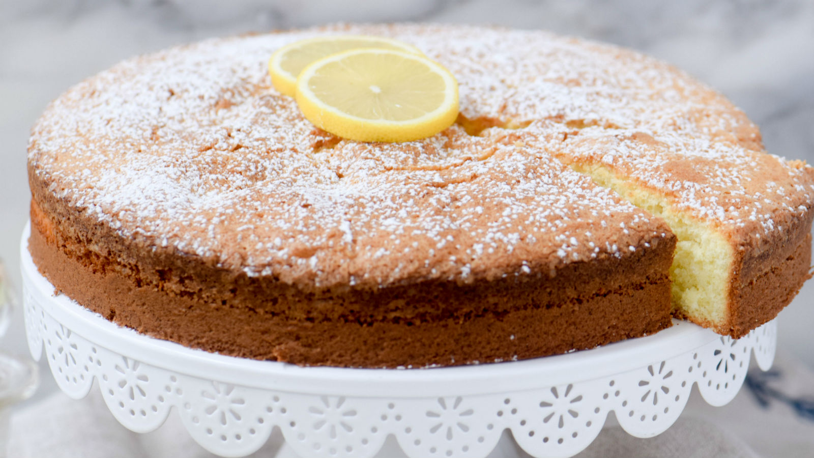 Almond Lemon Olive Oil Cake - Colour My Plate Catering Services LLC