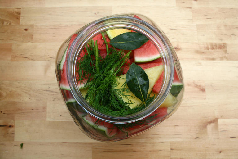 Russian pickled watermelon recipe summertime jewish pickles