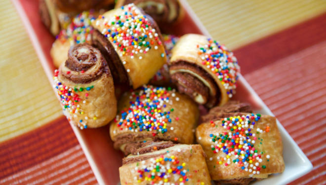 chocolate rugelach recipe Molly yeh cookies