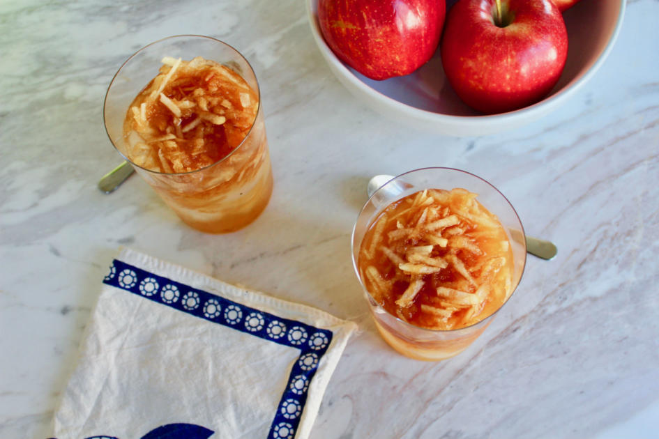 Apple rosewater drink