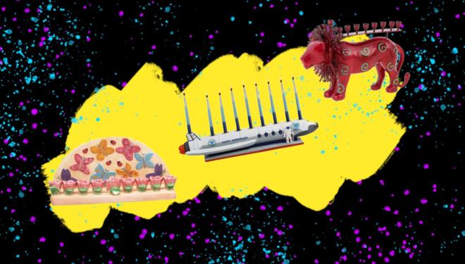 Novelty Menorahs