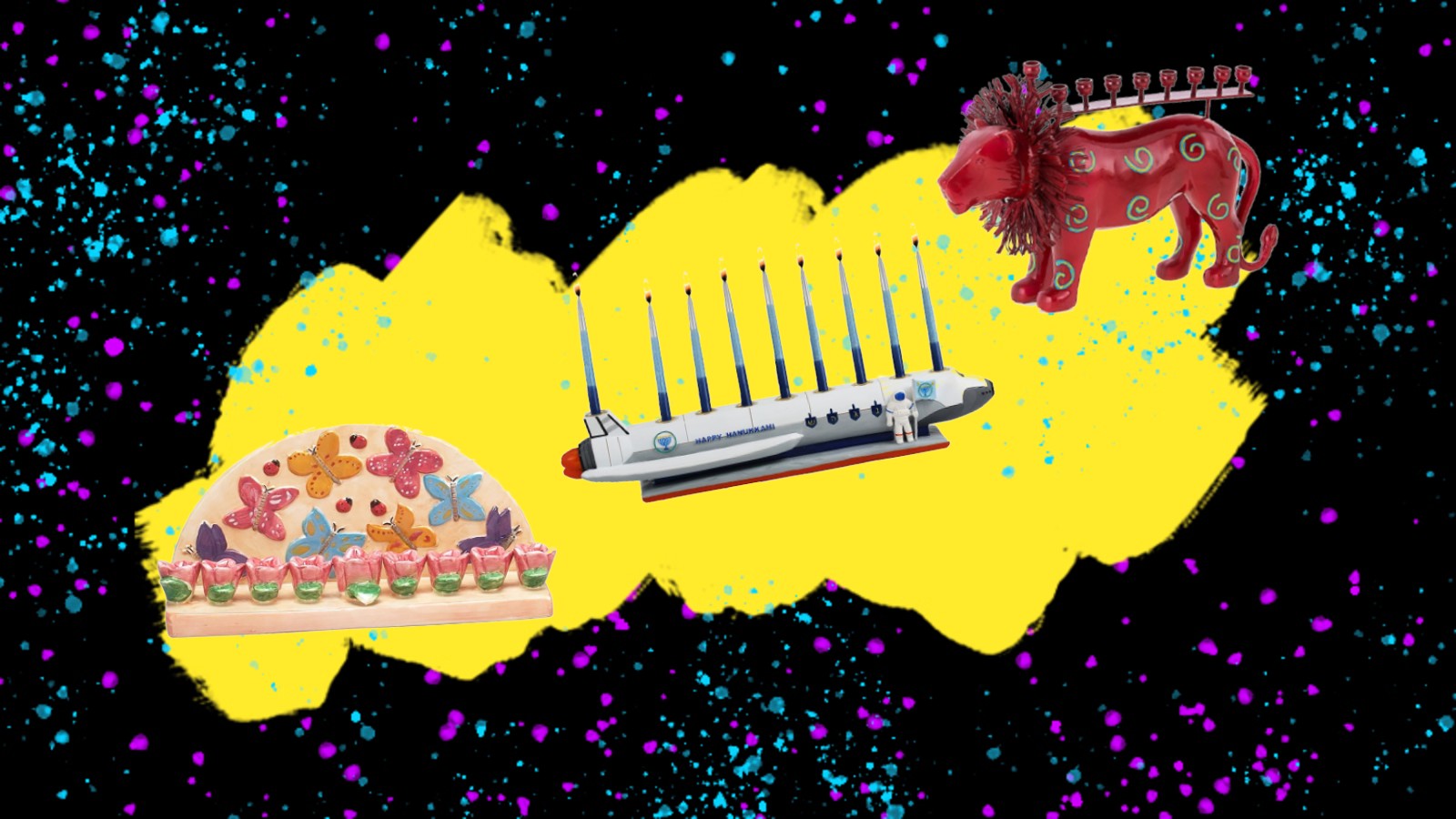 Novelty Menorahs