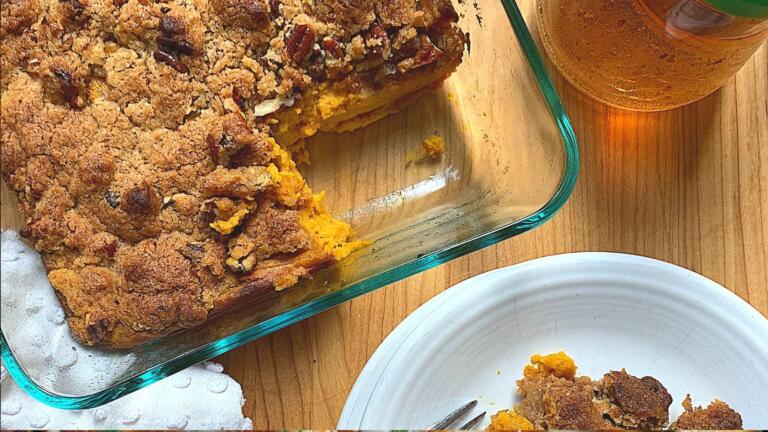 Pumpkin kugel recipe fall kugel sweet kugel pecan pie