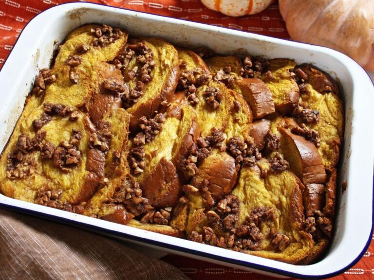 pumpkin challah French toast