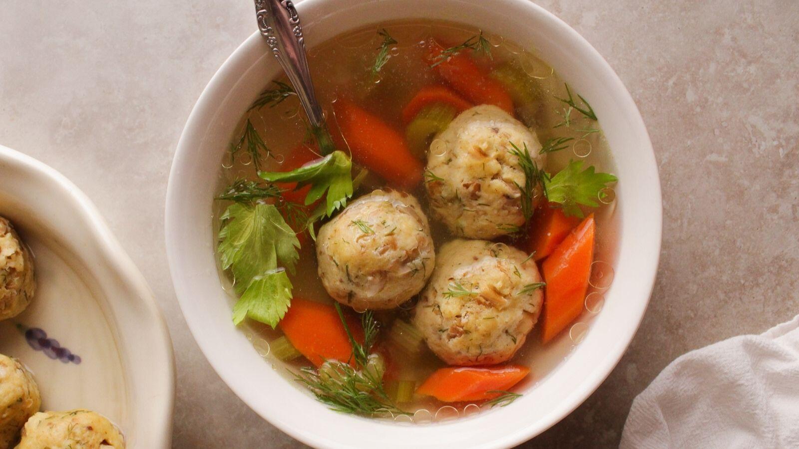 matzah ball soup cabbage recipes jewish 