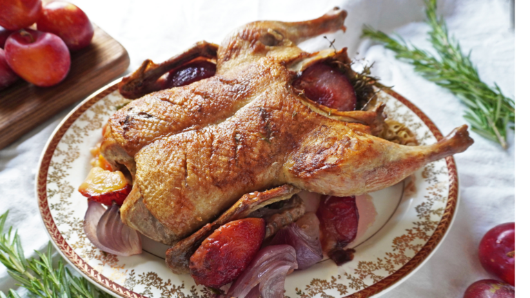 Traeger Roasted Whole Duck - This Jew Can Que