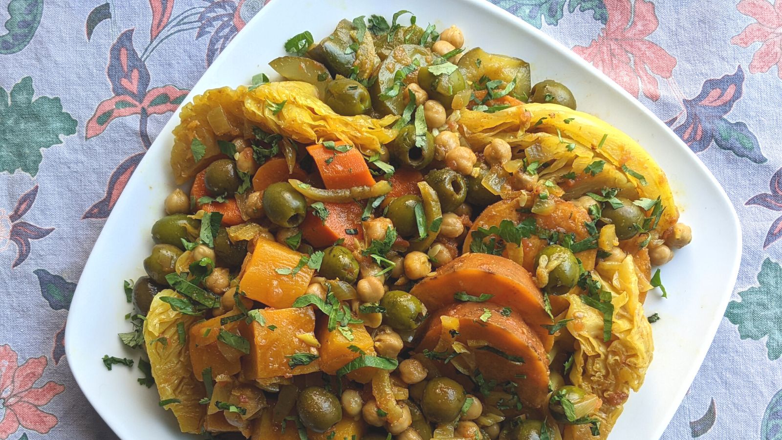 Easy Vegetarian Moroccan Tagine Recipe