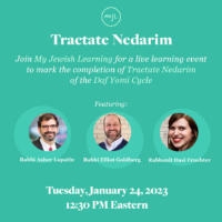 Siyyum For Tractate Nedarim | My Jewish Learning