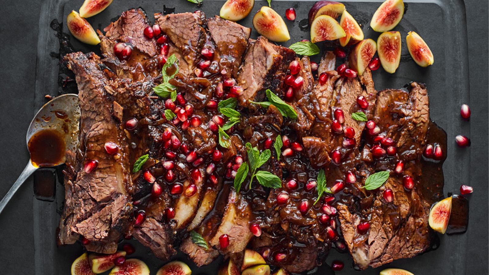 pomegranate brisket recipe rosh Hashanah recipe shabbat recipe