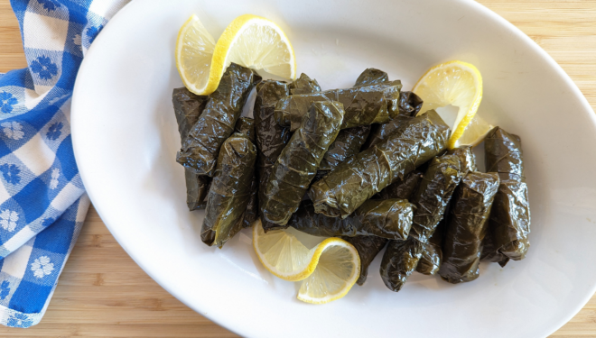 sephardic stuffed grape leaves recipe