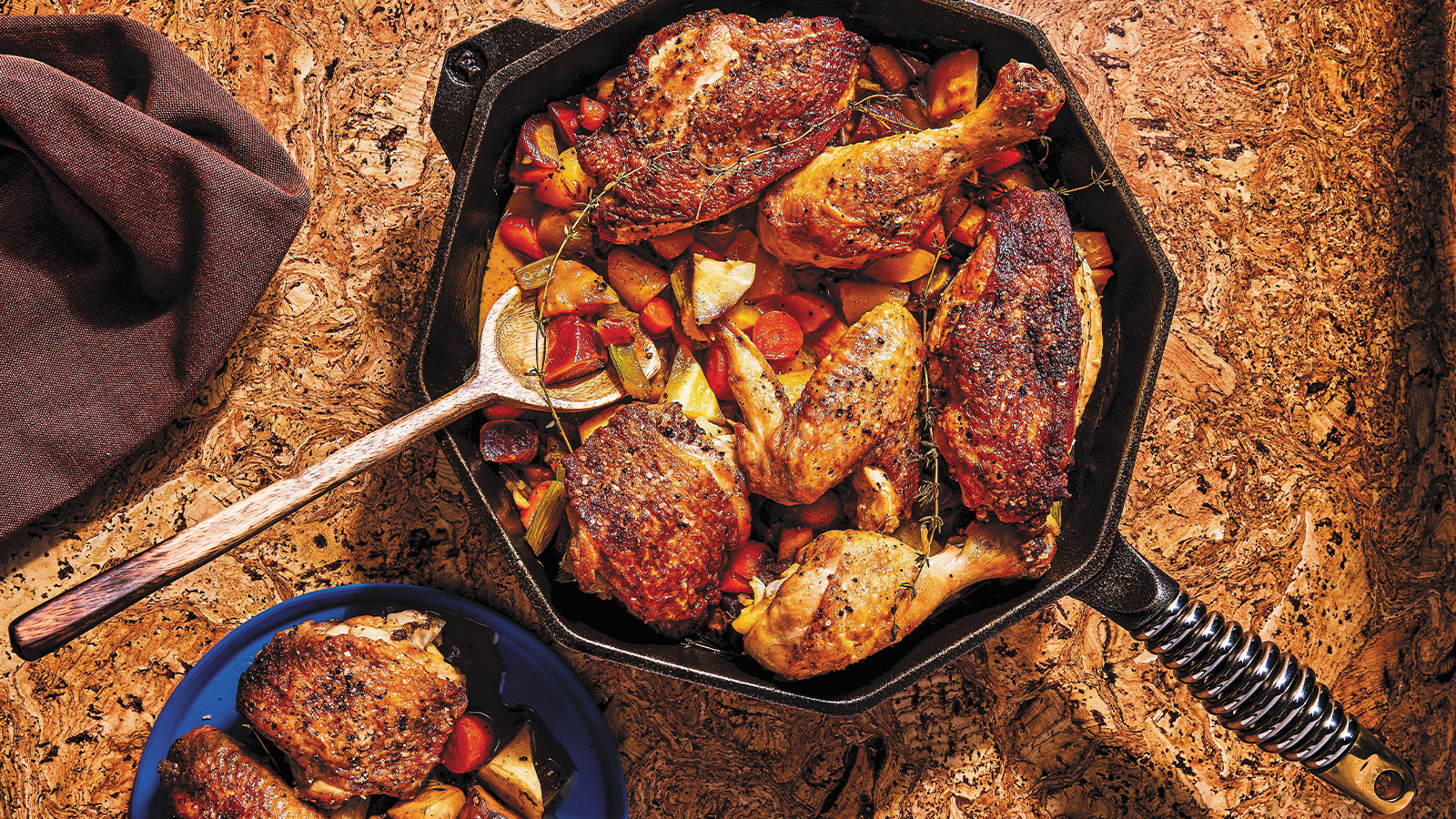 Dutch Oven Whole Roast Chicken - Cooking For My Soul