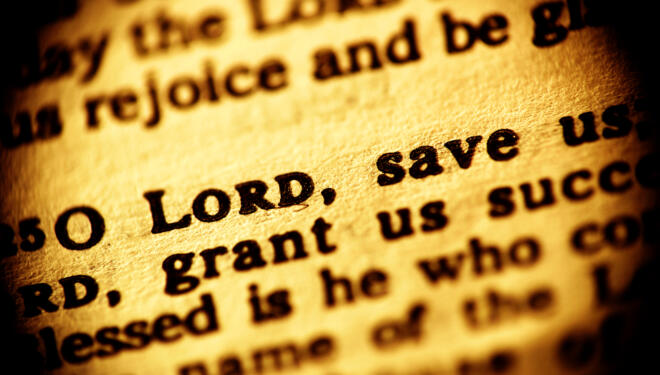 Lord save us (Psalm 118,25)