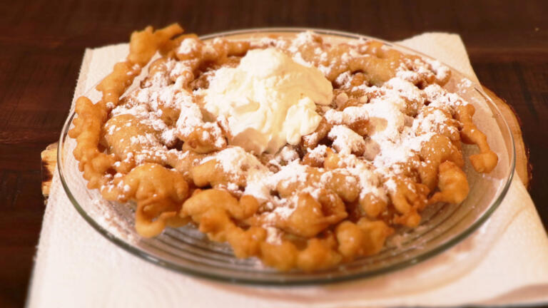 funnel cake recipe easy funnel cake recipe can you eat funnel cake for Hanukkah