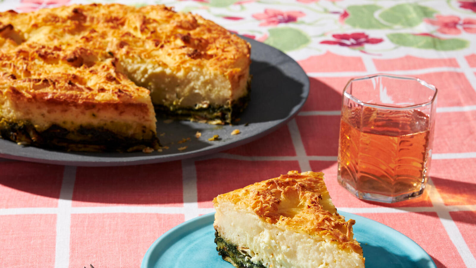 easy passover mina recipe matzah pie jewish sephardi spinach cheese potato vegetarian main