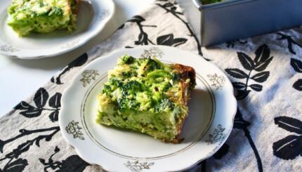 Broccoli kugel recipe quick easy shabbat jewish food vegetable side