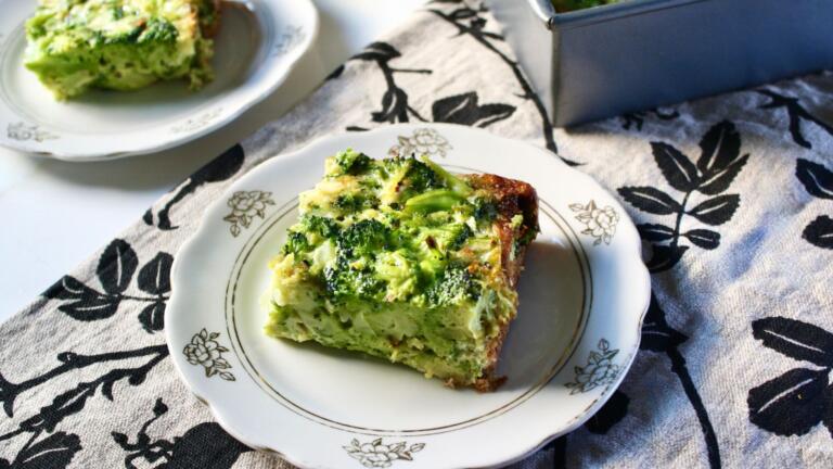 Broccoli kugel recipe quick easy shabbat jewish food vegetable side