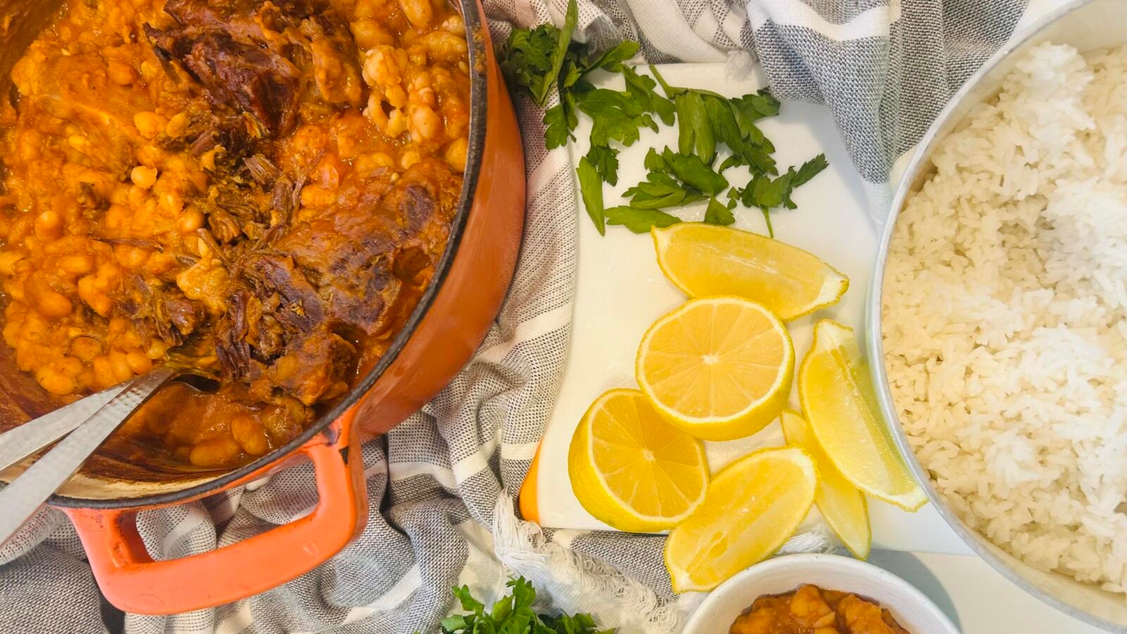 fasulye recipe easy one pot stew Syrian Shabbat dish