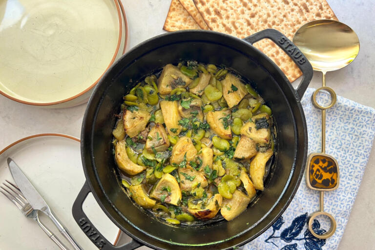 Easy Passover Moroccan stew. Jewish lamb stew recipe.