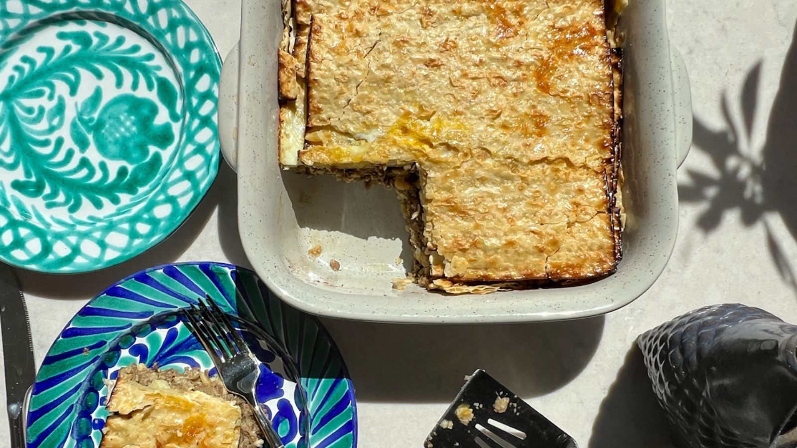 Mina is a centuries-old Sephardi Passover pie made with layered matzah and a savory filling, offering a deliciously adaptable answer to holiday cooking.